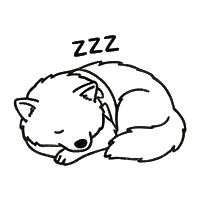 Ringo durmiendo
